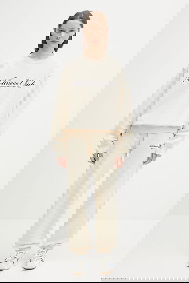 Trenirka Sporty & Rich Sporty & Rich Wellness Club MC Embroidered Sweatpants Bež | PA036620081CR01, 4