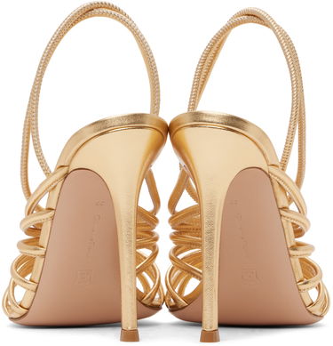 Tenisice i cipele Gianvito Rossi Hellen Square Toe Heeled Sandals Metalik | G32488-15RIC-NPS, 1