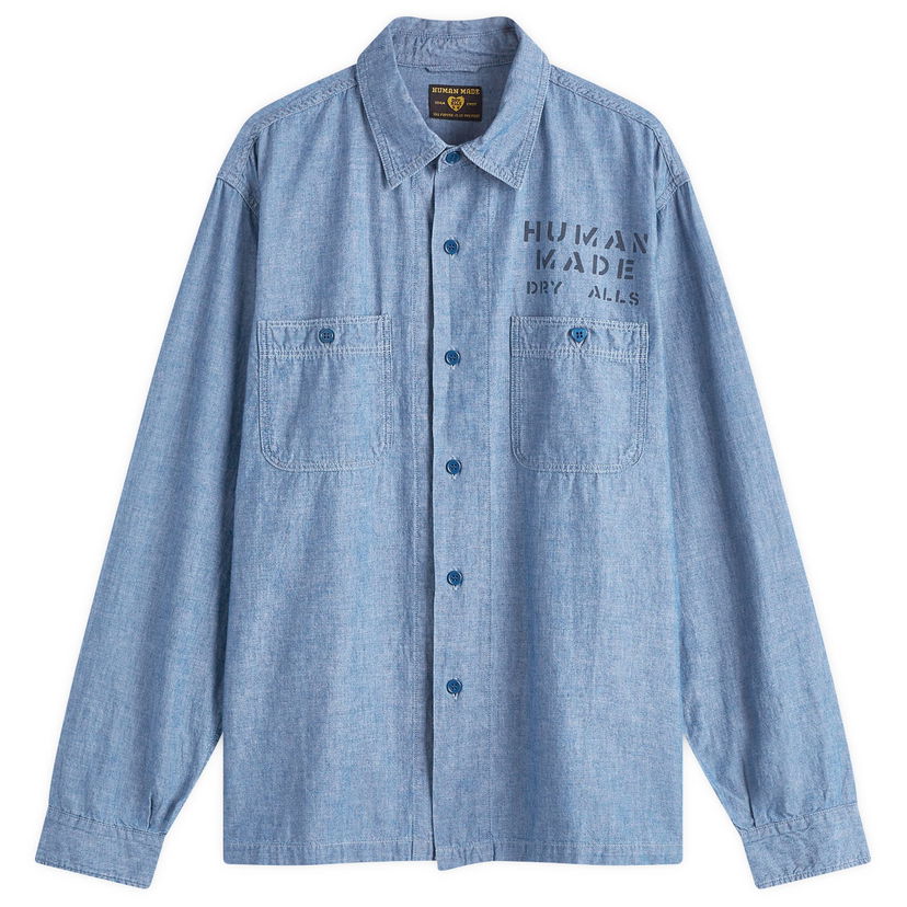 Košulja Human Made Military Chambray Shirt Plava | HM28SH001-IN