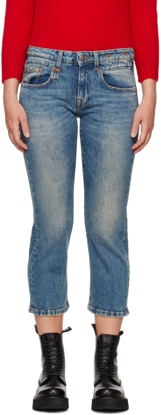 Jeans R13 R13 Boy Straight Jeans Plava | R13W0091-D081A