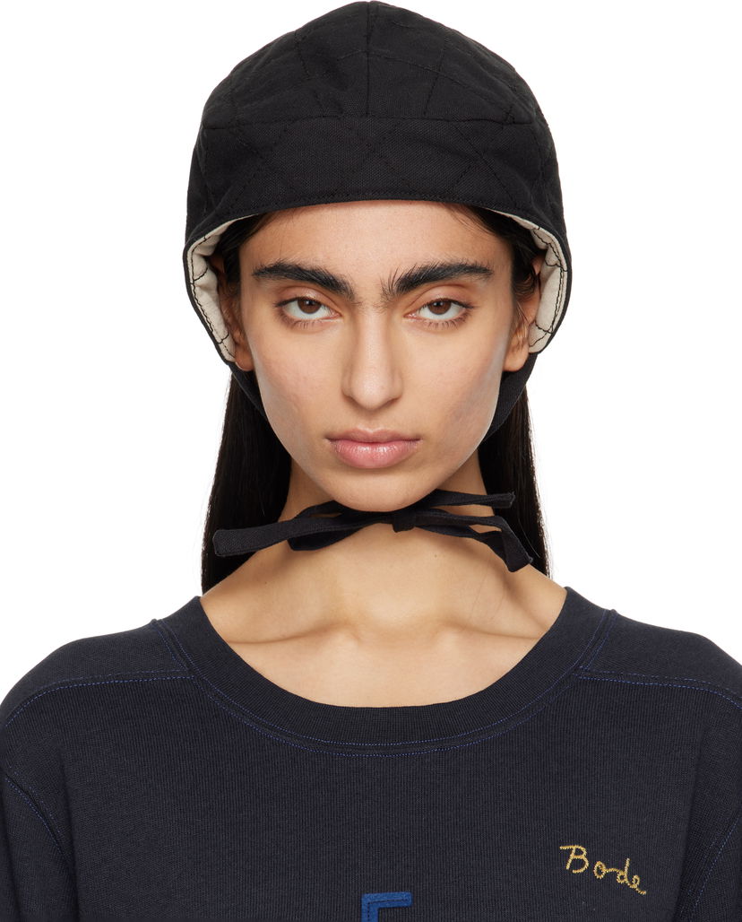 Šešir Bode Bode Bloomstein Quilted Cap Crna | MRS25AC056