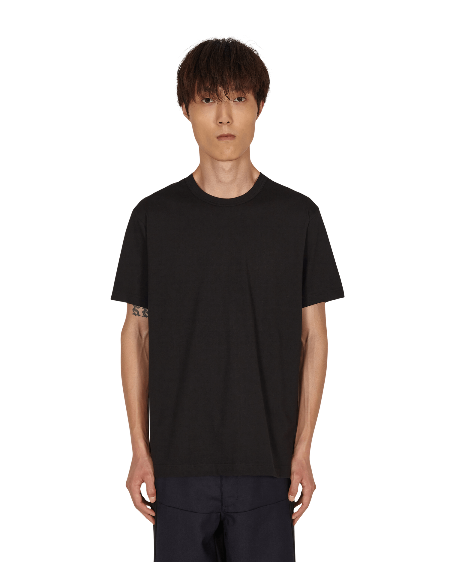 Majica kratkih rukava Comme des Garçons Plain T-Shirt Crna | FZ-T002-PER 1, 0