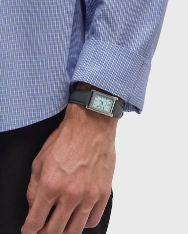 Satovi CASIO TIMELESS COLLECTION Rectangular Roman Numerals Analog Watch with Leather Strap Siva | LTP-B165L-2BVEF, 2