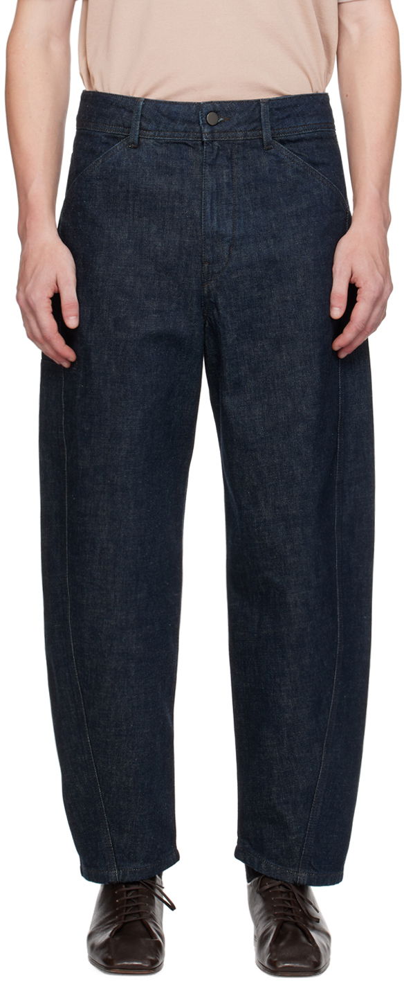 Jeans LEMAIRE LEMAIRE Twisted Workwear Jeans Plava | PA1102 LD068