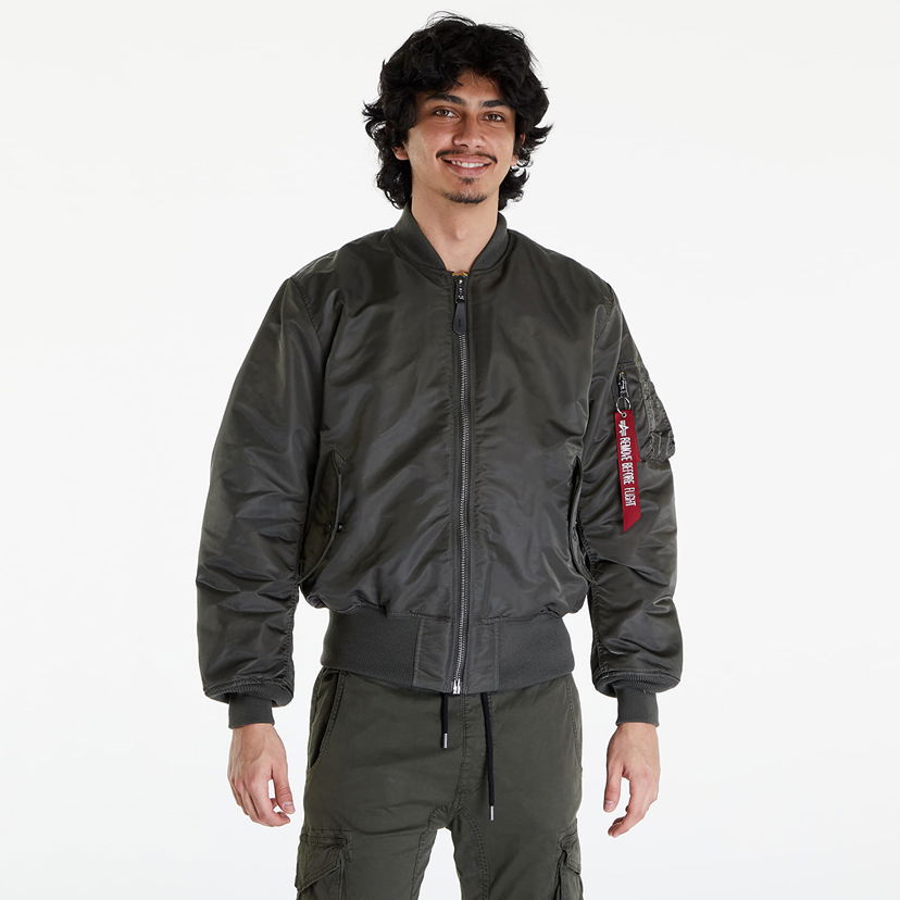 Jakna Alpha Industries MA-1 Heritage Rep Grey Siva | 100101 04
