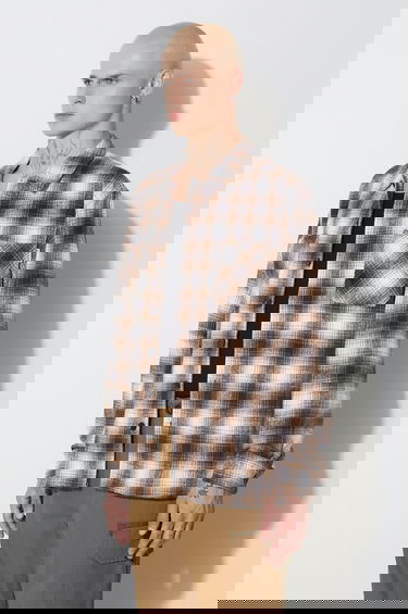 Košulja TAIKAN Heavyweight Plaid Shirt Bež | TW0003.BRN, 4