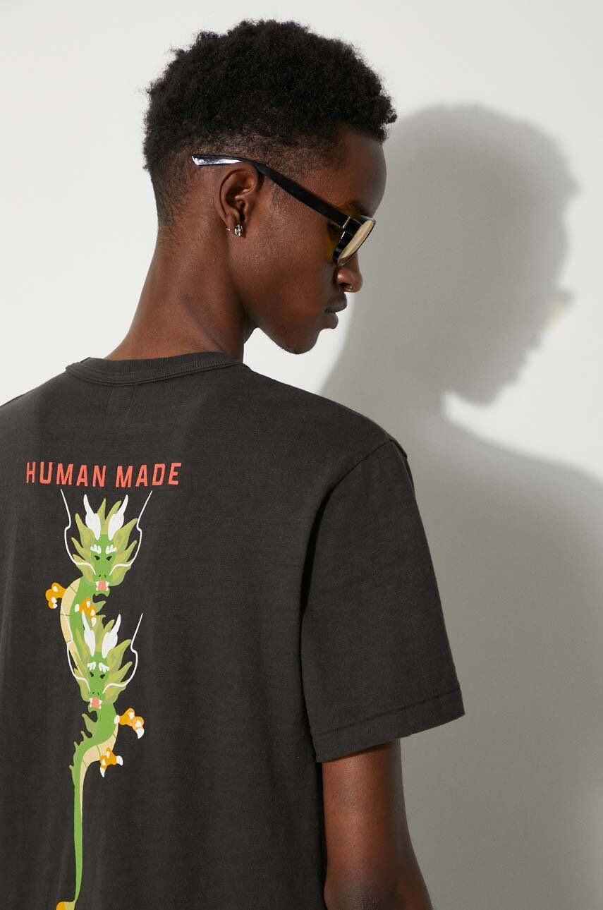 Majica kratkih rukava Human Made Graphic T-Shirt With Print Crna | HM27TE012, 0