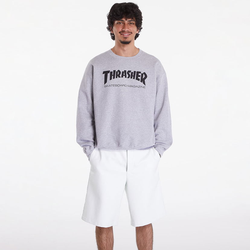 Dukserice Thrasher Skate Mag Crewneck Siva | 017839
