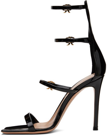 Tenisice i cipele Gianvito Rossi Uptown Heeled Sandals With Buckles Crna | G61683.15RIC.VER, 2