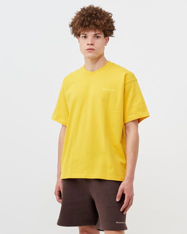 Majica kratkih rukava adidas Originals x Pharrell Williams Basics Tee Žuta | 4065432184977, 1
