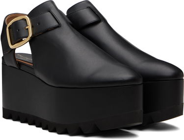 Tenisice i cipele Stella McCartney Stella McCartney Elyse Closed-Toe T-Bar Platform Sandals Crna | 810555APADE0, 3