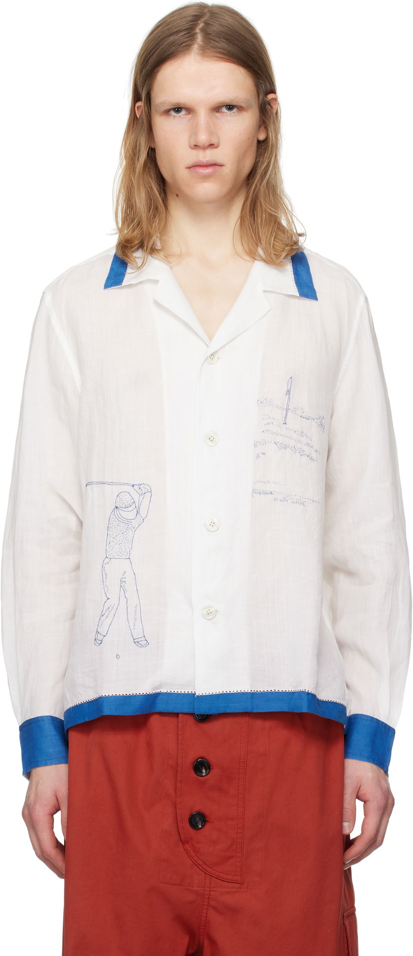 Košulja Bode Bode Club Champion Long Sleeve Shirt Bijela | MRS25SH009