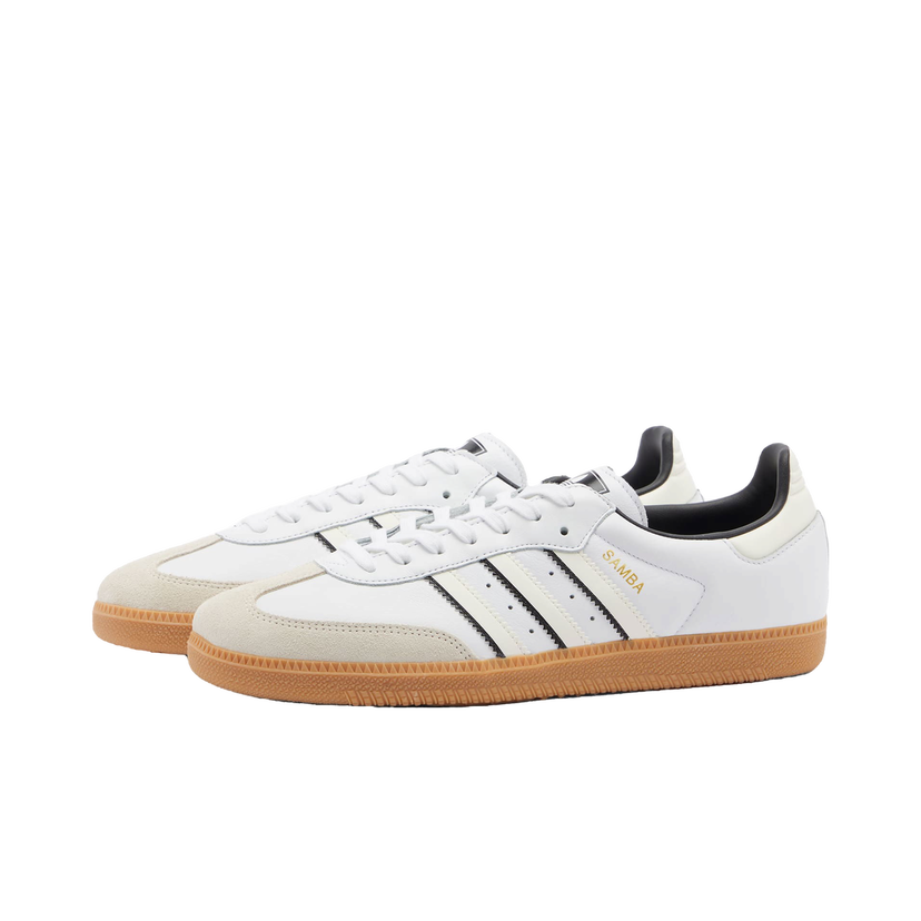 Tenisice i cipele adidas Originals Samba OG in White/Off White/Core Black, Size UK 3 | END. Clothing Bijela | ID1480