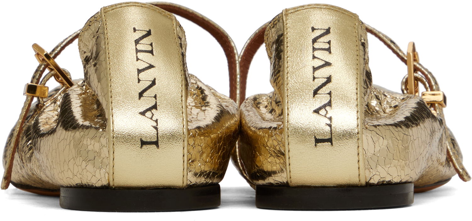 Tenisice i cipele LANVIN Mary Jane Ballerina Flats Metalik | FW-BAMB05-CRCA-H24, 1