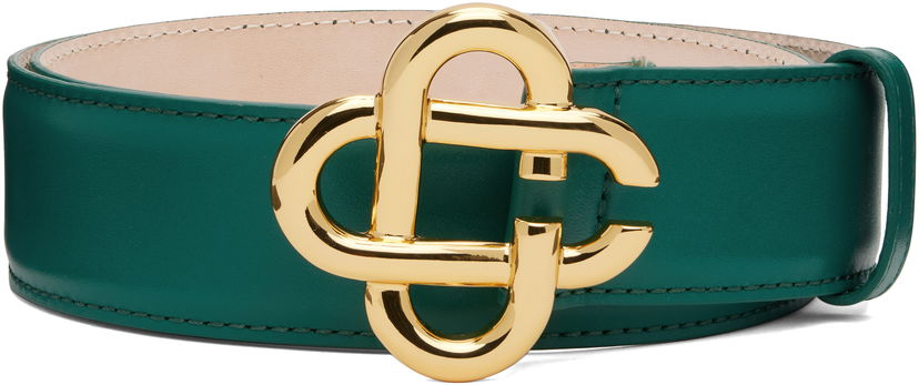 Pojasevi Casablanca Casablanca CC Logo Buckle Belt Zelena | APF25-ACC-251-01