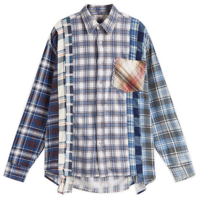 Košulja Needles Needles Rebuild 7 Cuts Flannel Shirt, Size Large Višebojno | QV395