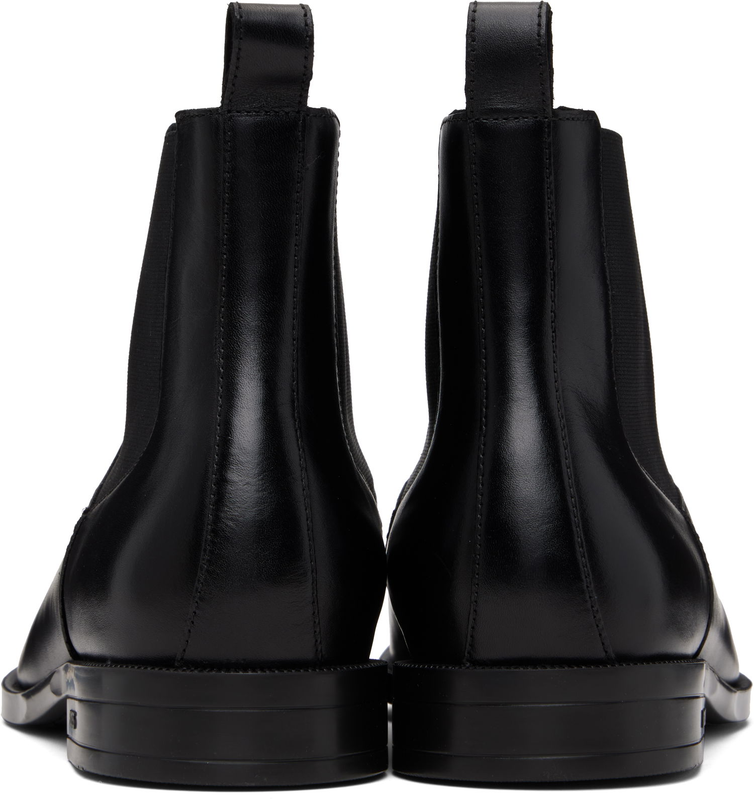Tenisice i cipele BOSS BOSS Leather Chelsea Boots Crna | 50552489, 1