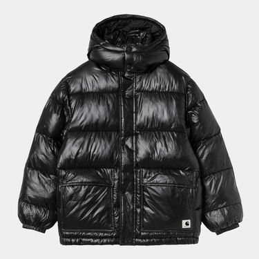 Pernata jakna Carhartt WIP Benson Puffer Hooded Jacket Crna | I035370_9, 5