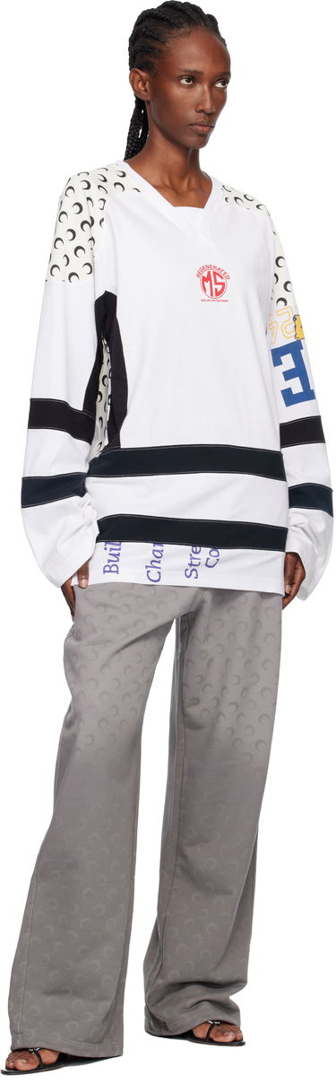 Dres Marine Serre Regenerated Graphic Cotton Long Sleeve Hockey T-shirt Višebojno | MTT095AUJER0003, 3