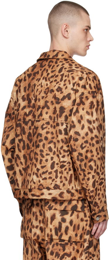 Jakna We11done We11done Allover Print Jacket Smeđa | WD-JK1-23-245-U-BR, 2