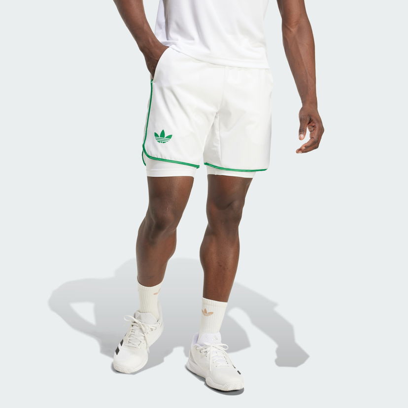 Kratke hlače adidas Performance Tennis Layered Shorts Climacool Bijela | JN0786