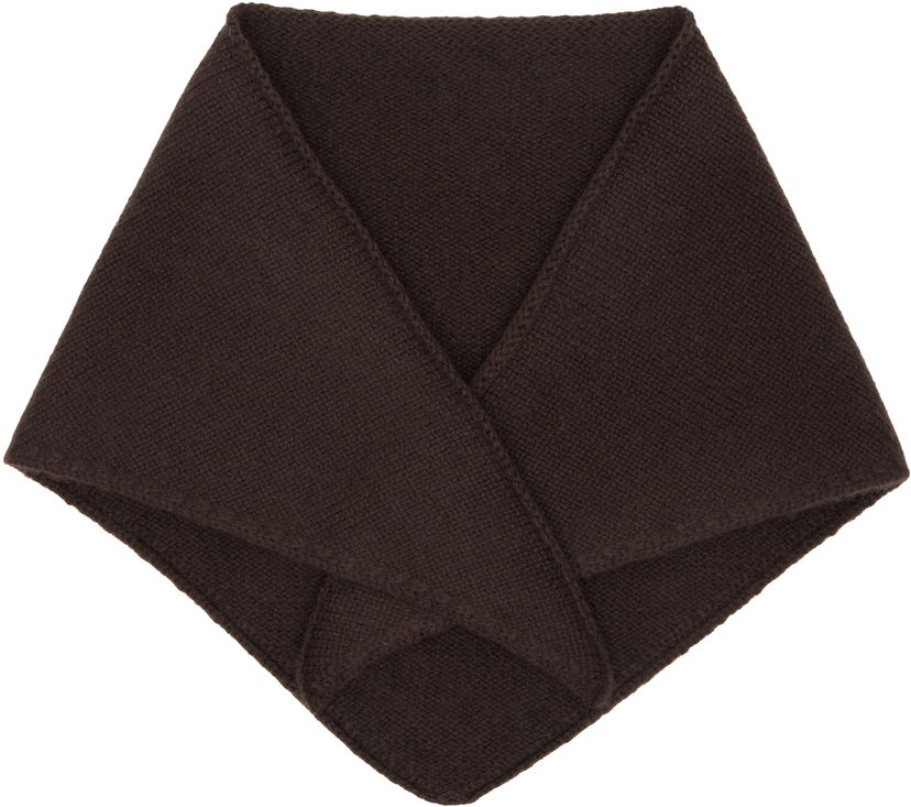 Šal Yves Salomon Yves Salomon Cashmere Bandana Scarf Smeđa | 26W26WAA515XXMACA