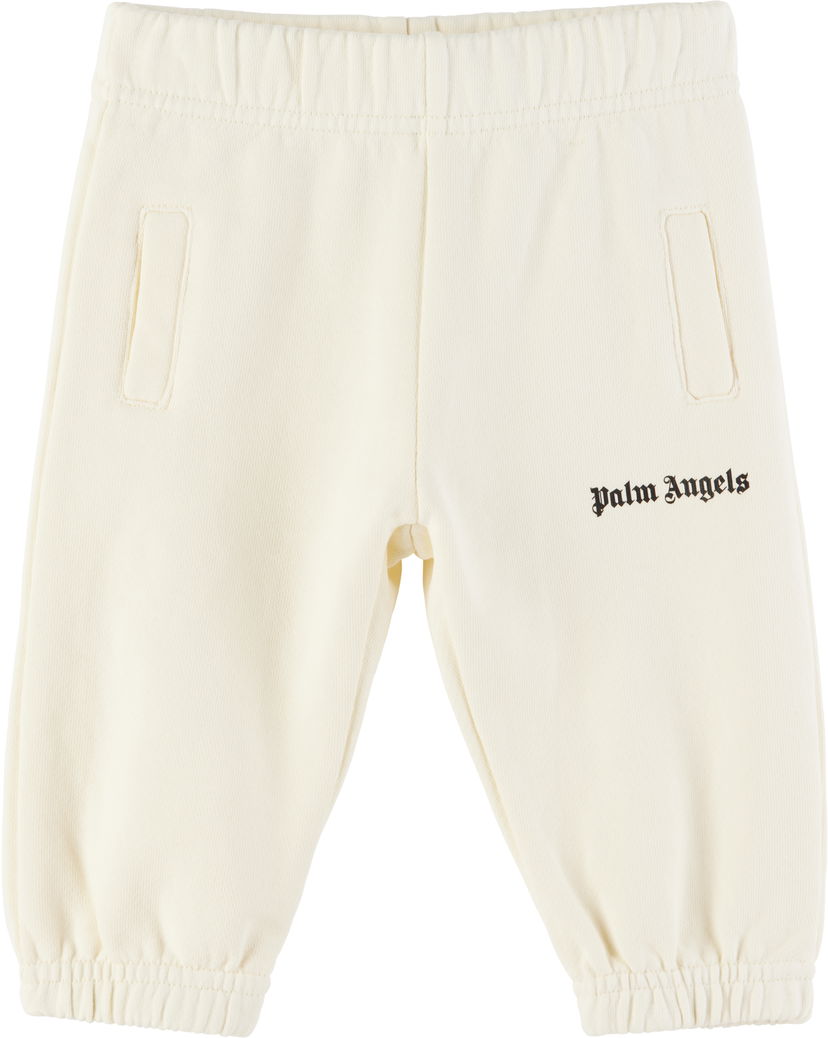 Trenirka Palm Angels Palm Angels Logo Sweatpants Bež | PGXD002S25FLE0010410
