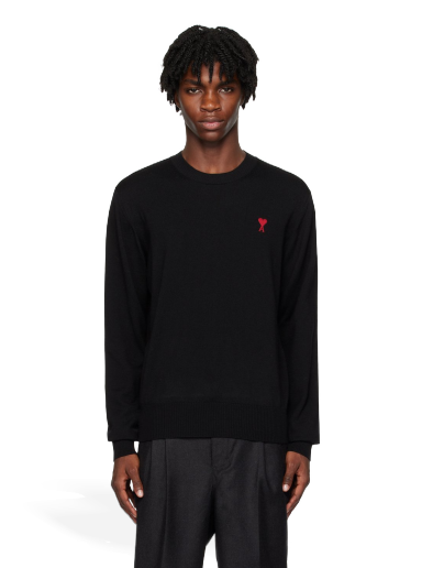 Džemper AMI Sweater Crna | BFHKS111.KN0025
