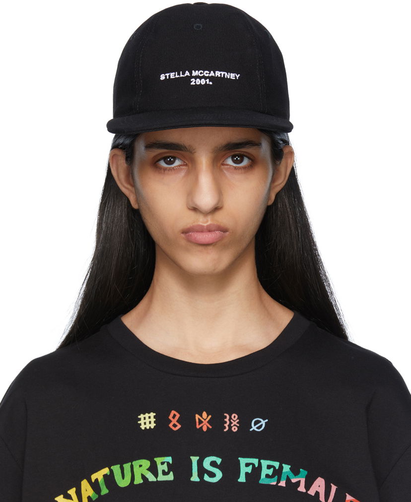 Kapa Stella McCartney Cap Crna | 570194WP0023
