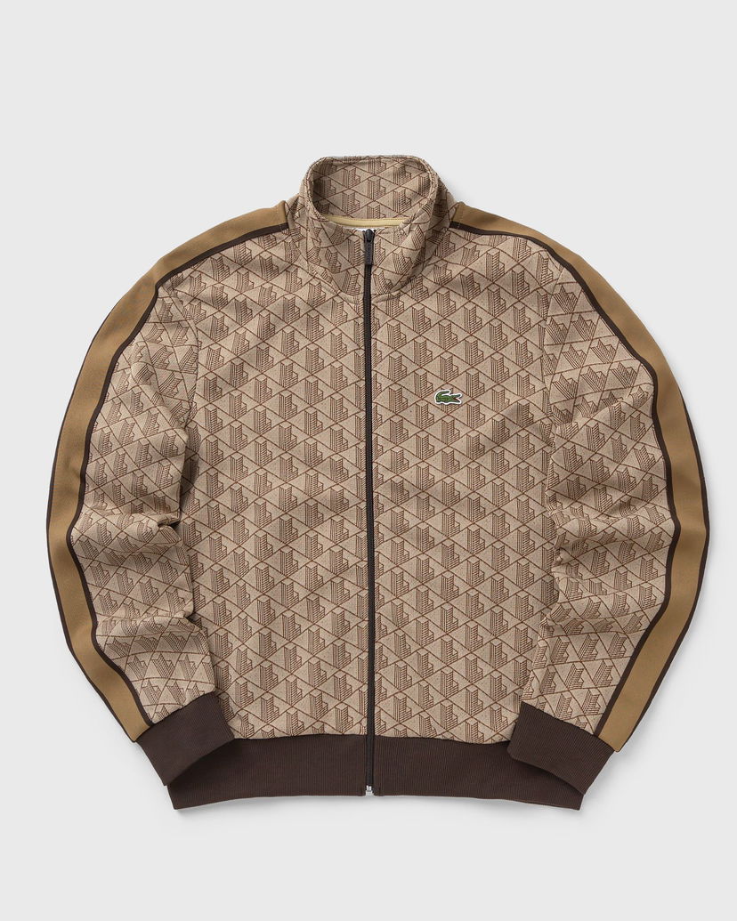Jakna Lacoste Monogram Track Jacket Smeđa | SH1368-6IR