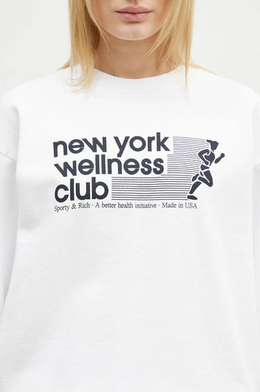 Džemper Sporty & Rich Sporty & Rich USA Wellness Club Sweatshirt Bijela | ST071506128WH01, 3