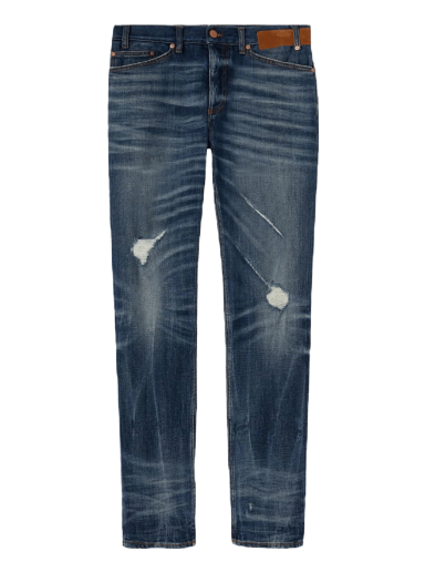 Jeans Palm Angels Slim 5 Pockets Denim Jeans Tamnoplava | PMYA027S22DEN0014560