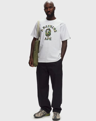 Majica kratkih rukava BAPE ABC CAMO COLLEGE T-shirt Bijela | 001TEK801005MWH0, 1