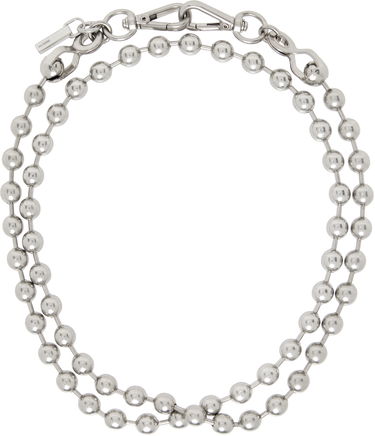 Ogrlica We11done We11done Ball Chain Necklace Metalik | WD-AJ0-25-589-U-SS, 0