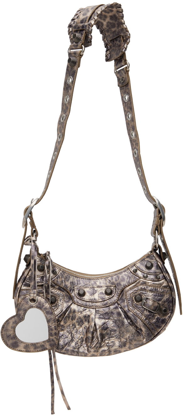 Torba za rame Balenciaga 'Le Cagole XS' Bag Smeđa | 671309 2AAV7