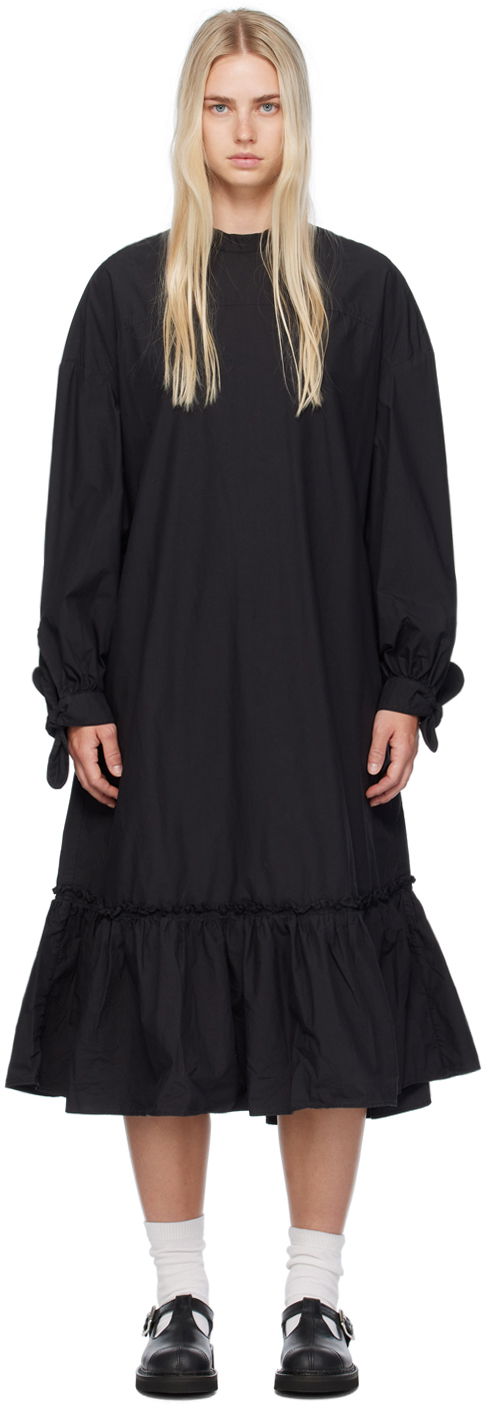 Haljina YMC YMC Rushmore Midi Dress Crna | Q1WME