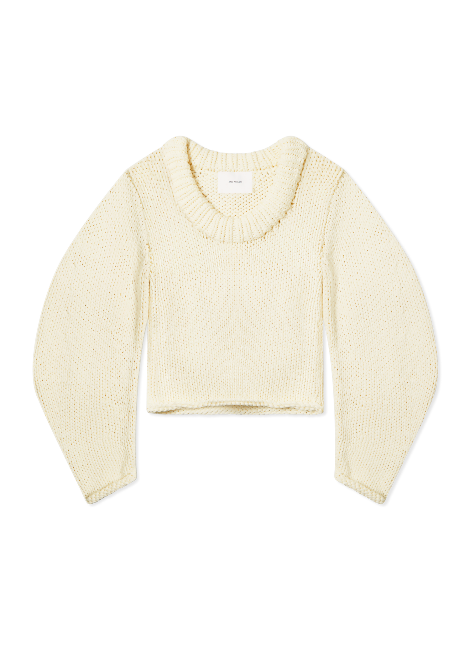 Džemper AXEL ARIGATO Arch Chunky Knit Cropped Sweater Bijela | A3340001, 1