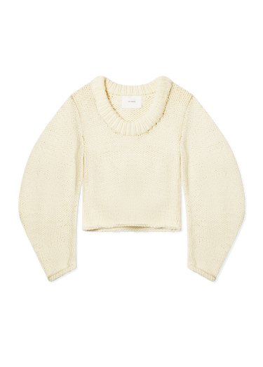 Džemper AXEL ARIGATO Arch Chunky Knit Cropped Sweater Bijela | A3340001, 1
