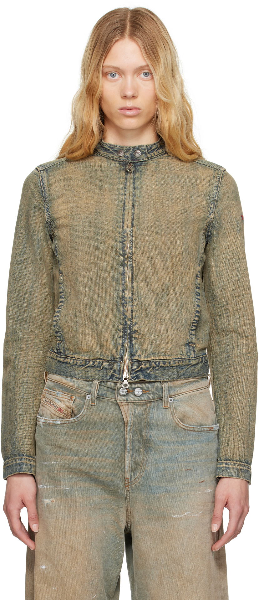 Jakna Diesel Diesel De-Mornin Denim Jacket Plava | A13434 09L49