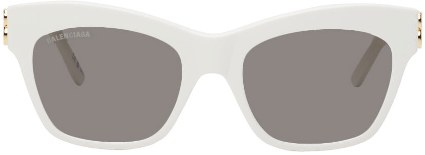 Sunčane naočale Balenciaga White Dynasty Butterfly Bijela | BB0132S