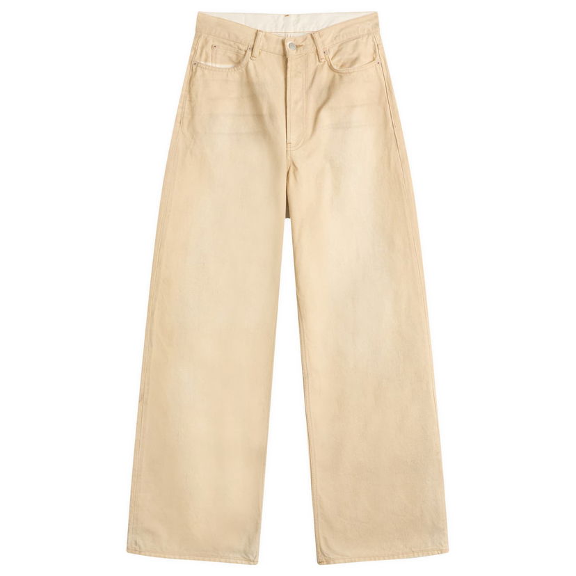 Jeans Acne Studios 1981 U Traffic Loose Fit Jeans, Size X-Large Bež | C00084-AE0