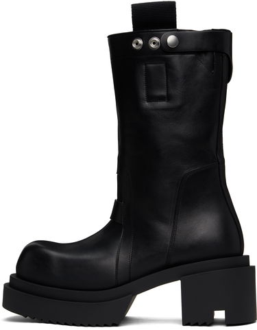Odjeća Rick Owens Rick Owens Hollywood Low Bogun Pull-On Boots Crna | RU01E5804 LOO, 2