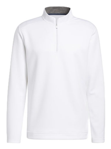 Dukserice adidas Originals Mikina Club Quarter-Zip Bijela | GL0141