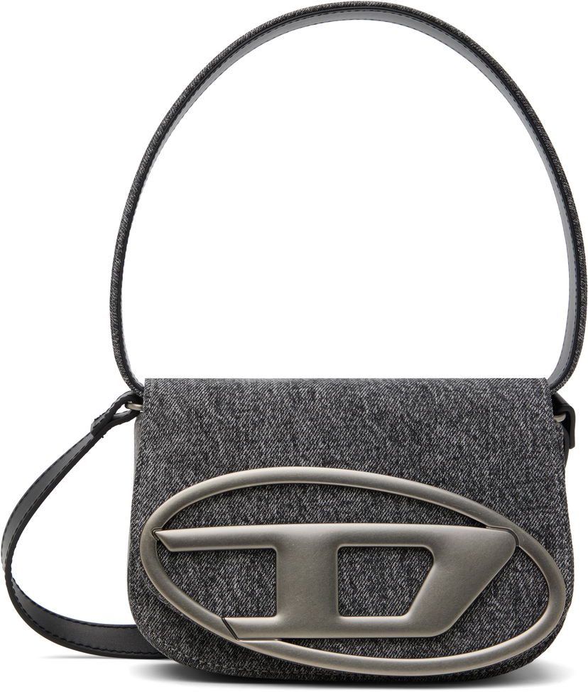 Ručna torbica Diesel 1dr Denim Shoulder Bag Siva | X08396 P1309