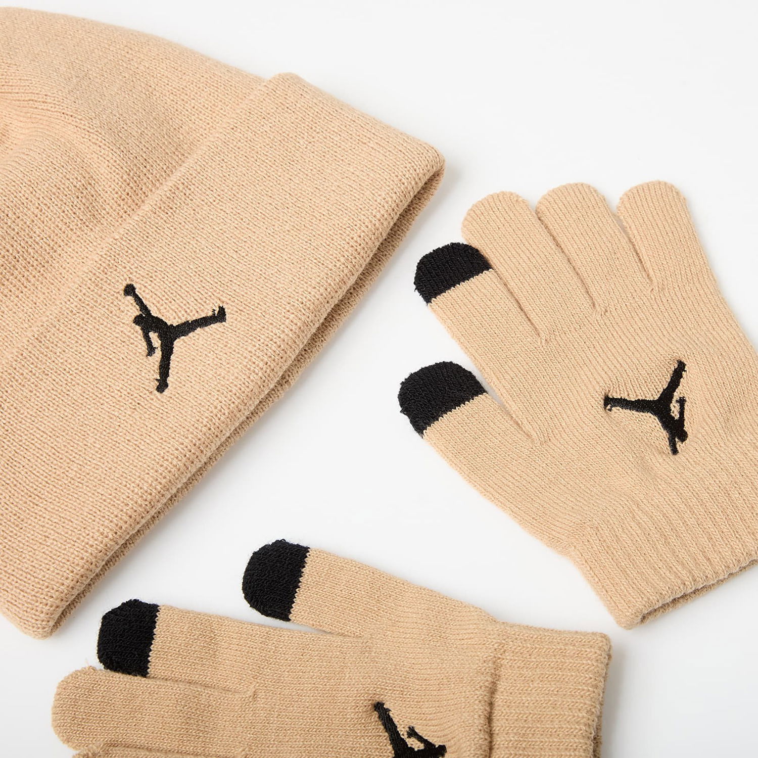 Trenerka Jordan Jordan Essentials Beanie and Gloves Set Bež | 9A0836-X0L, 1