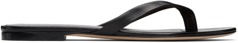 Tenisice i cipele The Row Sacha Leather Flip-Flops Crna | F1697-SN65