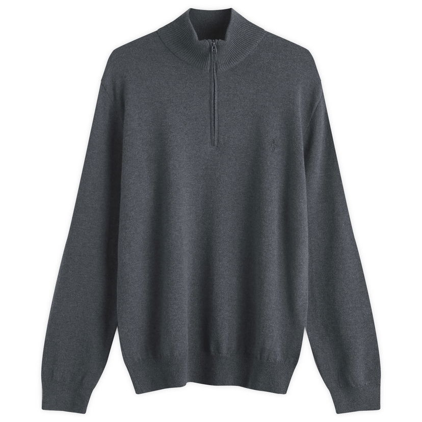 Džemper Polo by Ralph Lauren Half Zip Jumper Siva | 710876756017