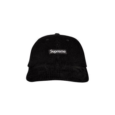 Kapa Supreme Ripple Corduroy Small Box 6-Panel Crna | FW20H89 BLACK, 0