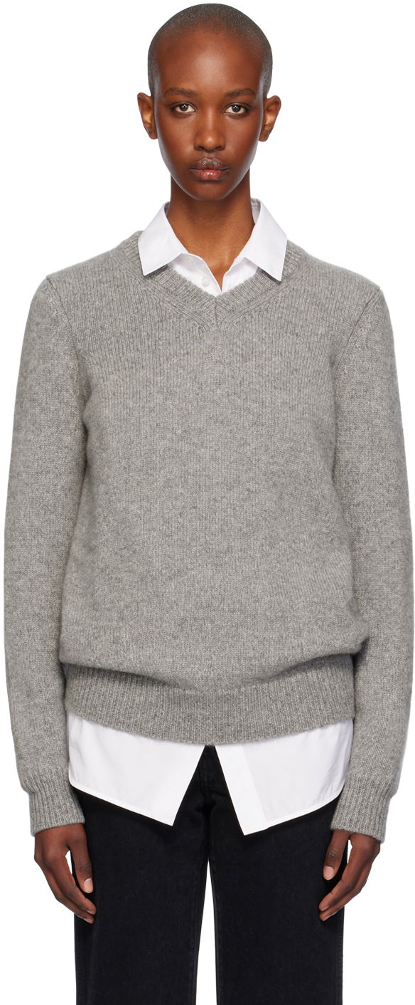 Džemper Khaite Inga Sweater Siva | 9644634