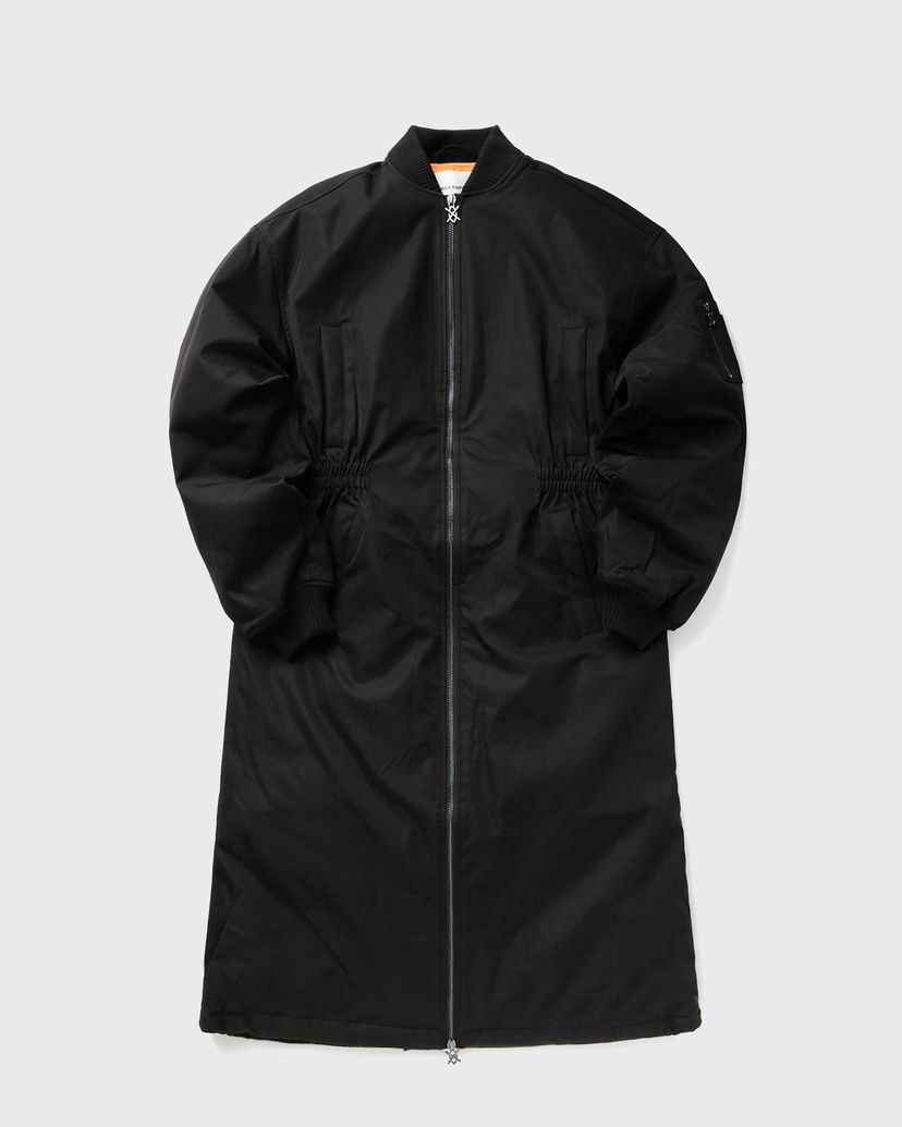 Bomber jakna DAILY PAPER Oversized Long Bomber Jacket Crna | 2423004
